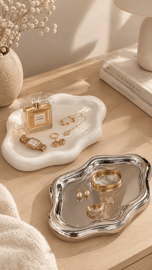 Plateau Mielle — vide-poche à bijoux, effet céramique - Maison Mielle Paris