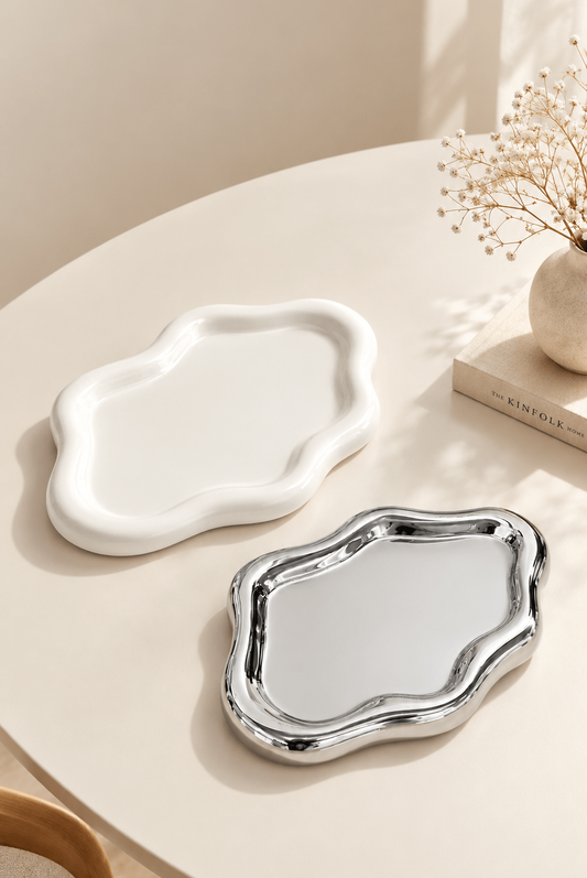 Plateau Mielle — vide-poche à bijoux, effet céramique - Maison Mielle Paris