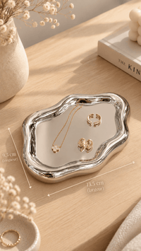 Plateau Mielle — vide-poche à bijoux, effet céramique - Maison Mielle Paris