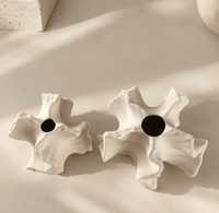 Vase Ondine — Céramique Beige Mat - Maison Mielle Paris