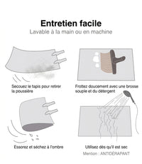Tapis Mielle — Tapis moelleux effet nuage, doux & antidérapant · Blanc crème - Maison Mielle Paris