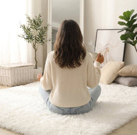 Tapis Mielle — Tapis moelleux effet nuage, doux & antidérapant · Blanc crème - Maison Mielle Paris