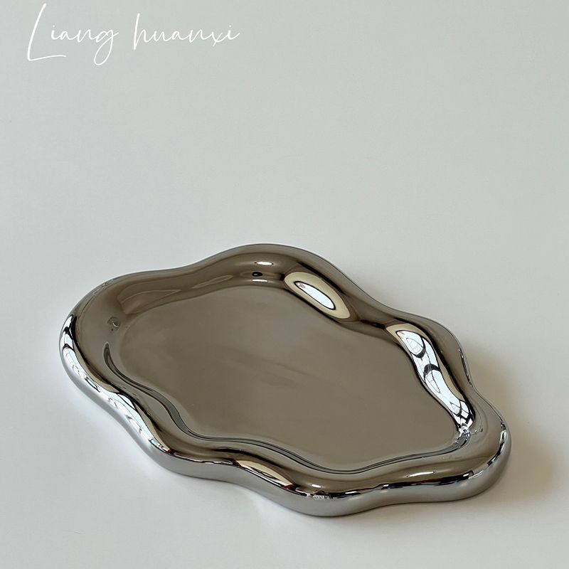 Plateau de rangement pour bijoux en céramique