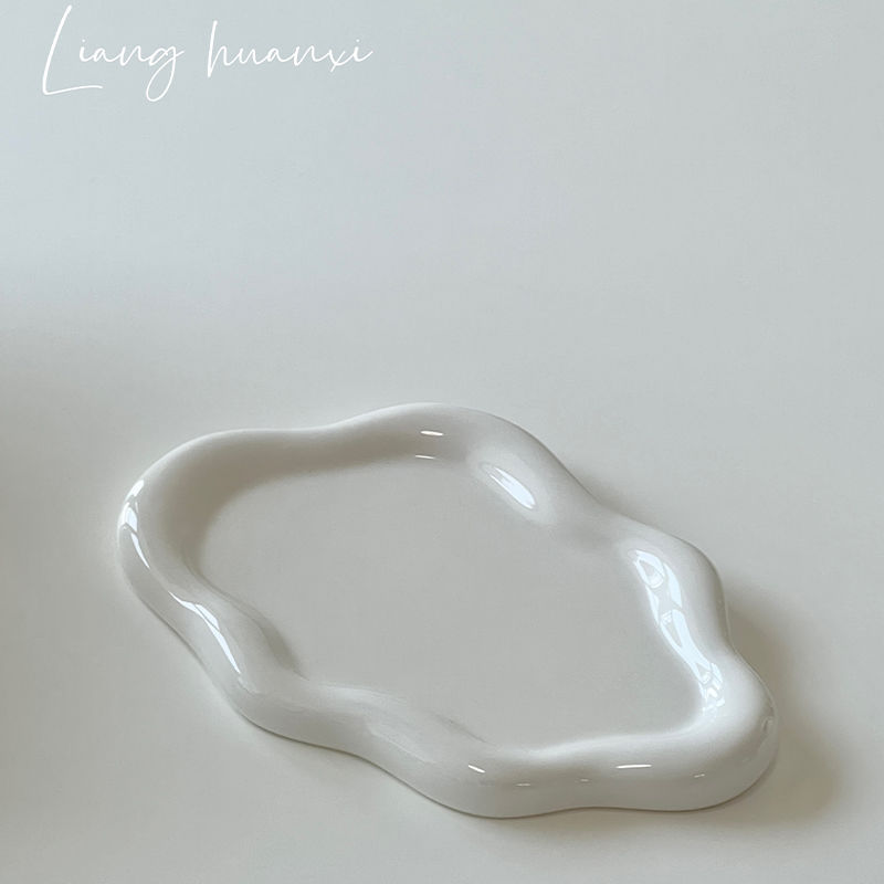 Plateau de rangement pour bijoux en céramique