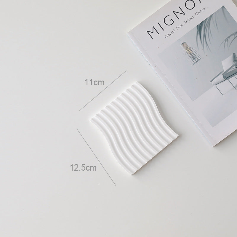 Plateau en plâtre décoratif – Fond et support pour photographie