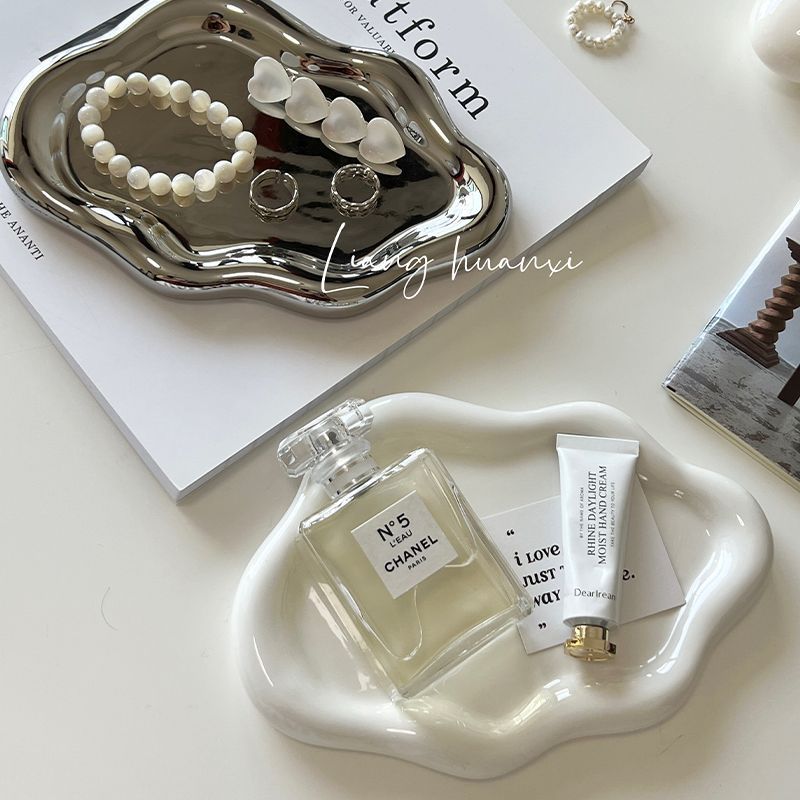 Plateau de rangement pour bijoux en céramique